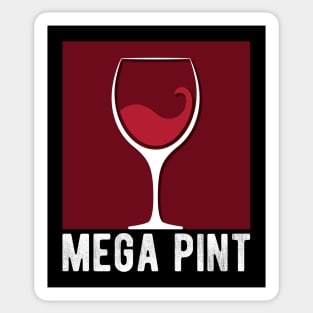 Mega Pint Wine Glass Sticker